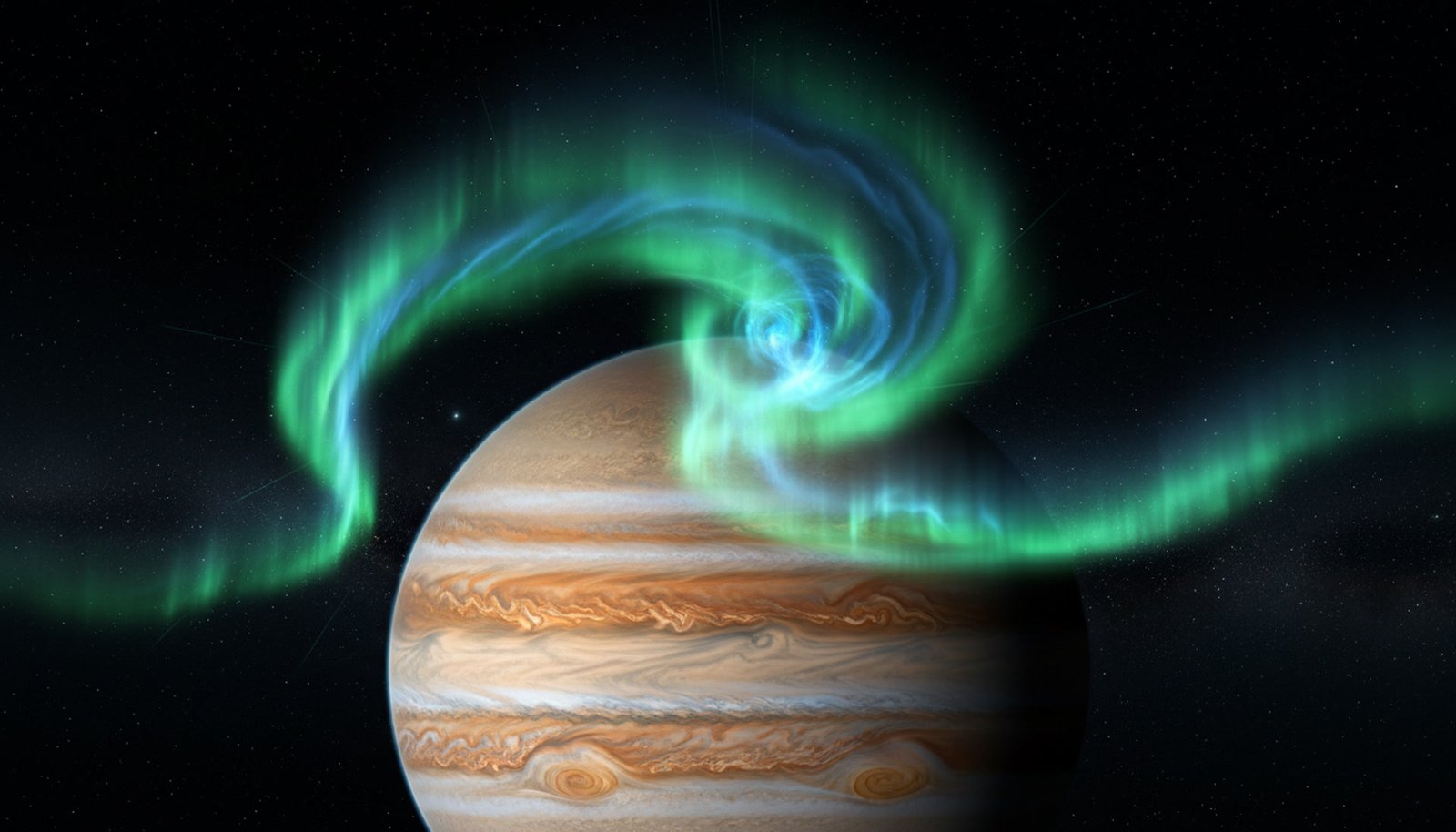 Jupiter's Own Northern Lights