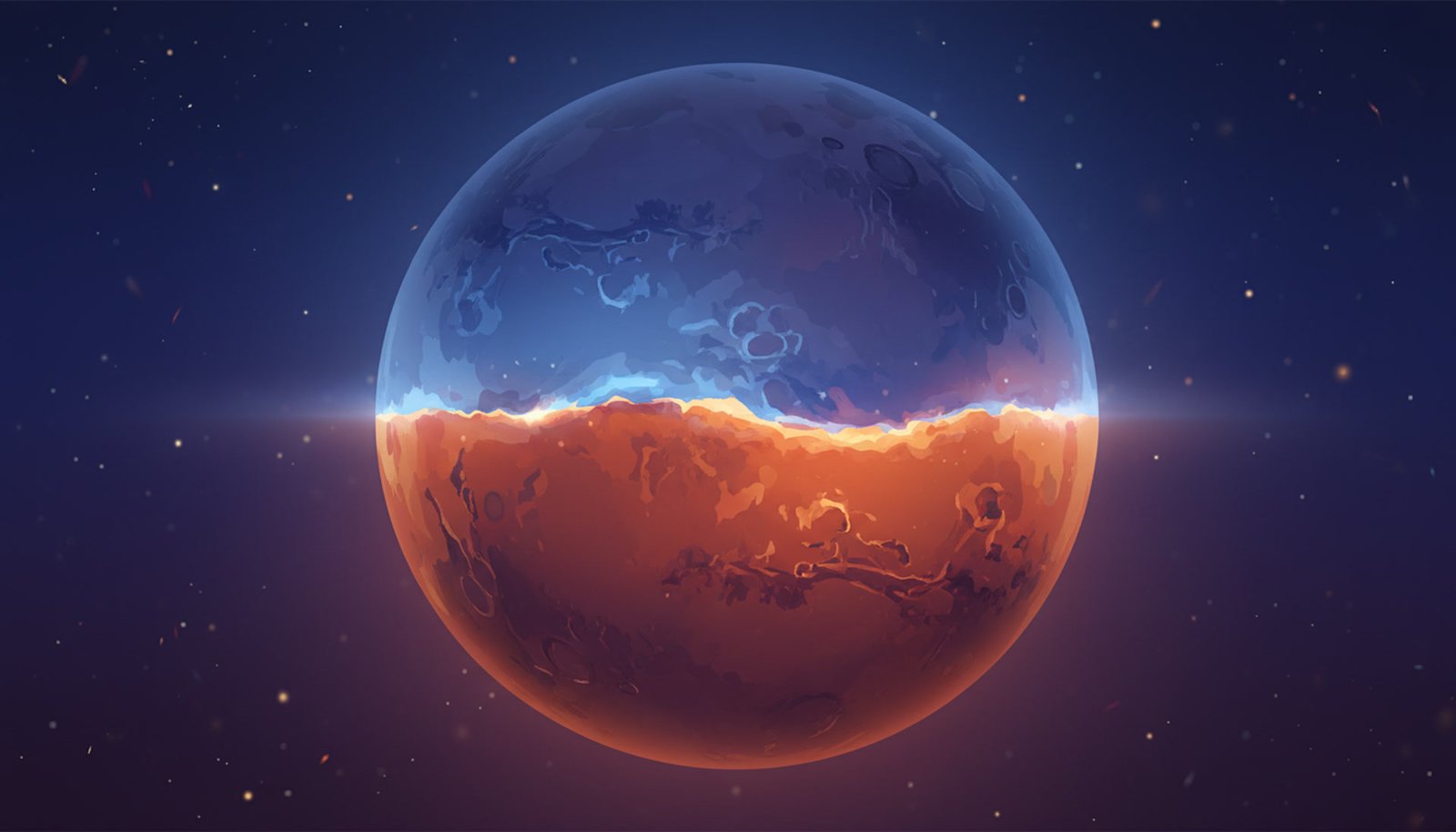 Mars' Split Personality