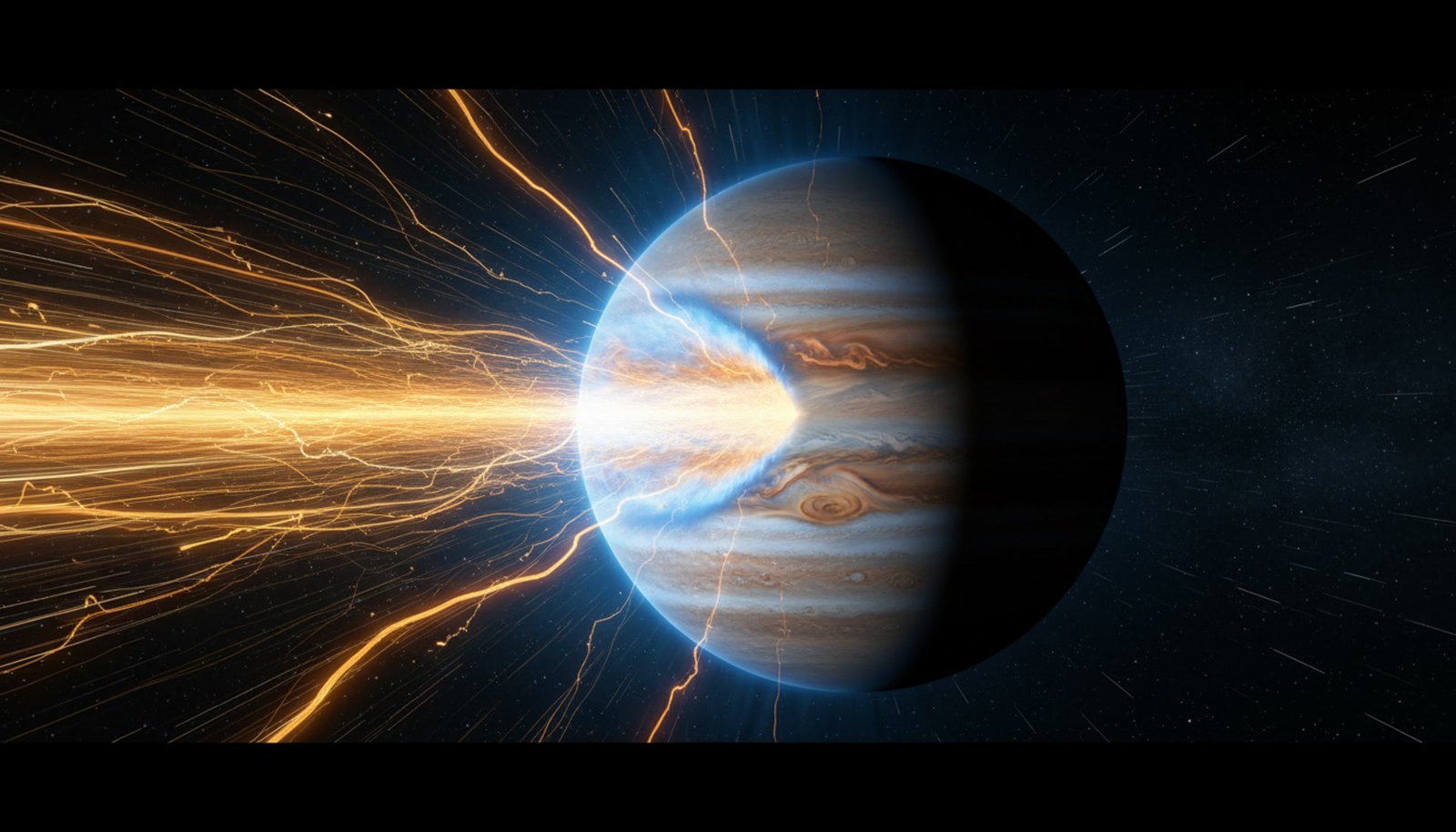 The Sun's Fiery Breath Reaches Jupiter